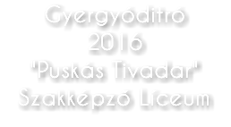 Gyergyóditró 2016 "Puskás Tivadar" Szakképző Líceum