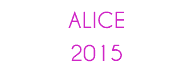 ALICE 2015